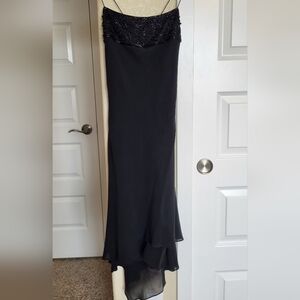 Express Elegant Black Strappy Gown